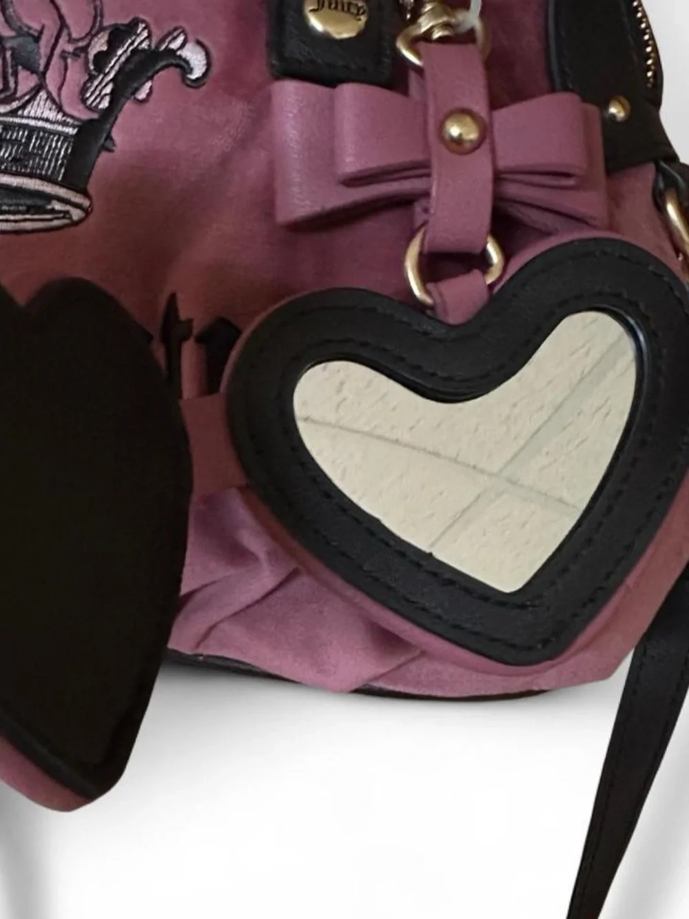 Juicy Couture “Juicy Crown Satchel”, chateau rose